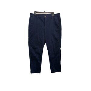j crew high rise girlfriend chino Navy Blue Size Women 14